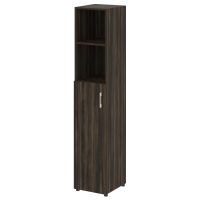 Шкаф высокий узкий левый (1 средний фасад ЛДСП) Yalta LT.SU-1.6 L/R дуб мали